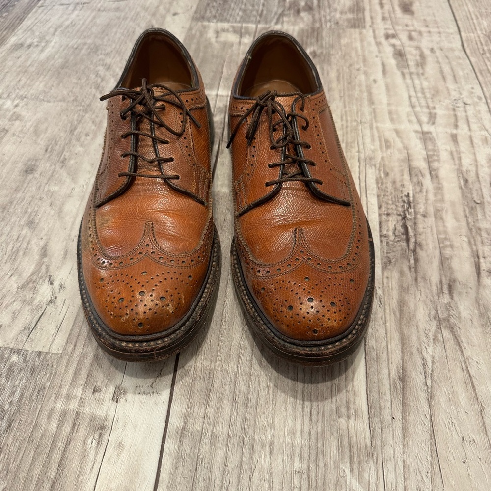 Florsheim Tan Leather Oxford Shoes